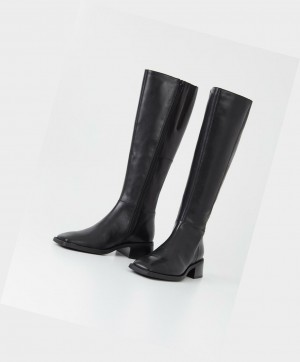 Vagabond Blanca Kniehohe Stiefel Damen Schwarz | 69301-PVGK