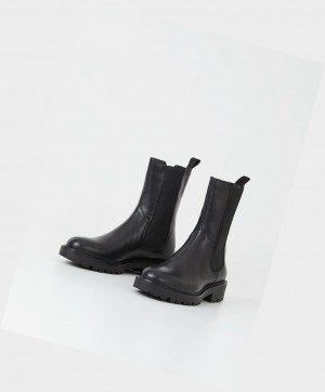 Vagabond Kenova Chelsea Stiefel Damen Schwarz | 72915-LUKW